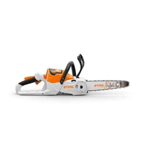 STIHL MSA 70 C-B cordless chainsaw with 12"/30cm guide bar, unit only, lightweight battery-powered chainsaw for pruning, cutting firewood and general garden maintenance.