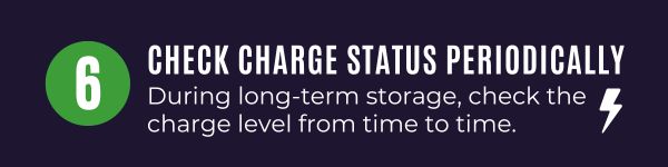 Check Charge Status Periodically (for Cold Storage)