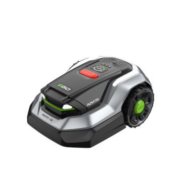 EGO AURA-R2 RMR3000E robotic lawnmower for small to medium-sized gardens.