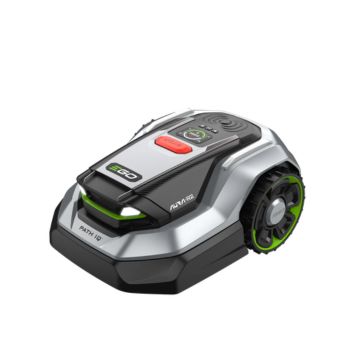 EGO AURA-R2 RMR6000E robotic lawnmower for medium to large-sized gardens.