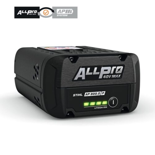 STIHL AP 300 P ALLPRO 40V Max lithium-ion battery with charge indicator